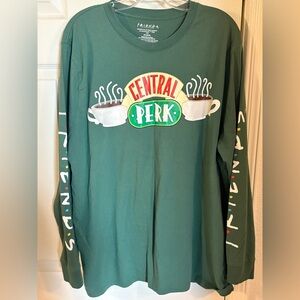 FRIENDS Green Central Perk Long Sleeve Shirt